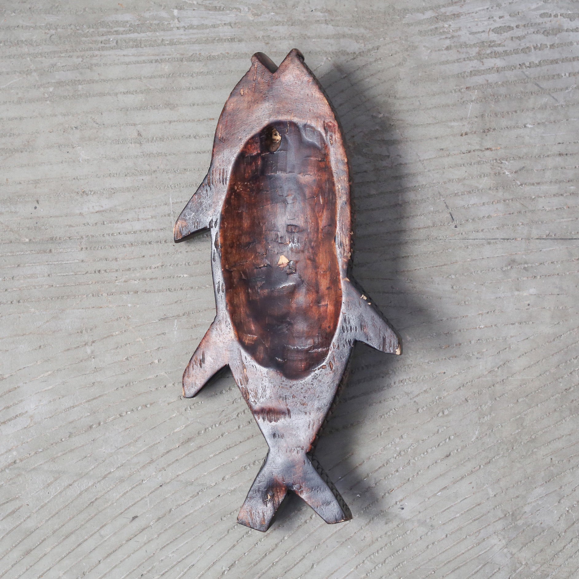 Wooden Fish Mask / 木製魚のマスク
