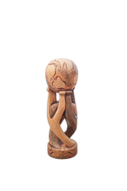 Wood Carving Object / 木製木彫りのオブジェ