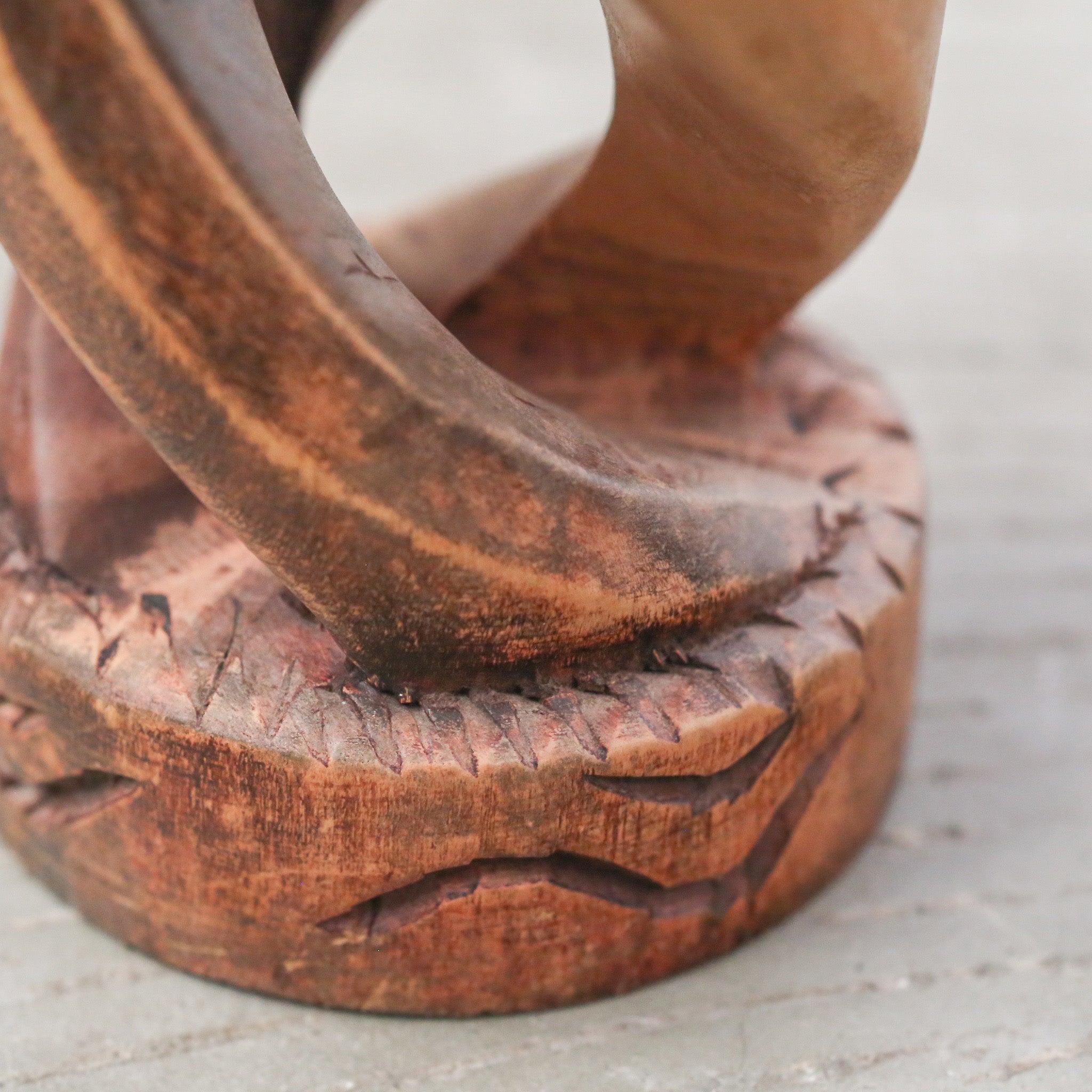 Wood Carving Object / 木製木彫りのオブジェ