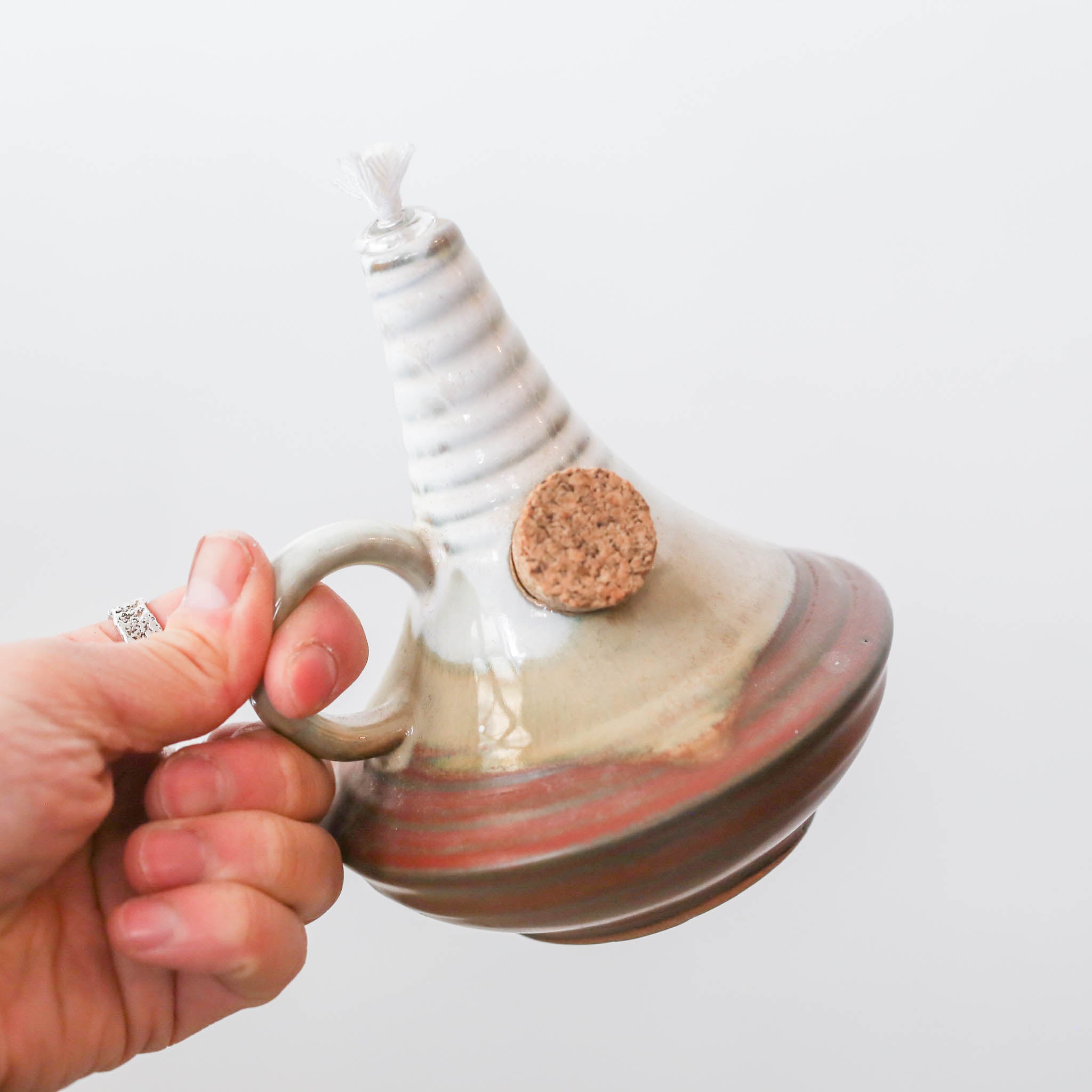 Triangular Oil Lamp / セラミックオイルランプ