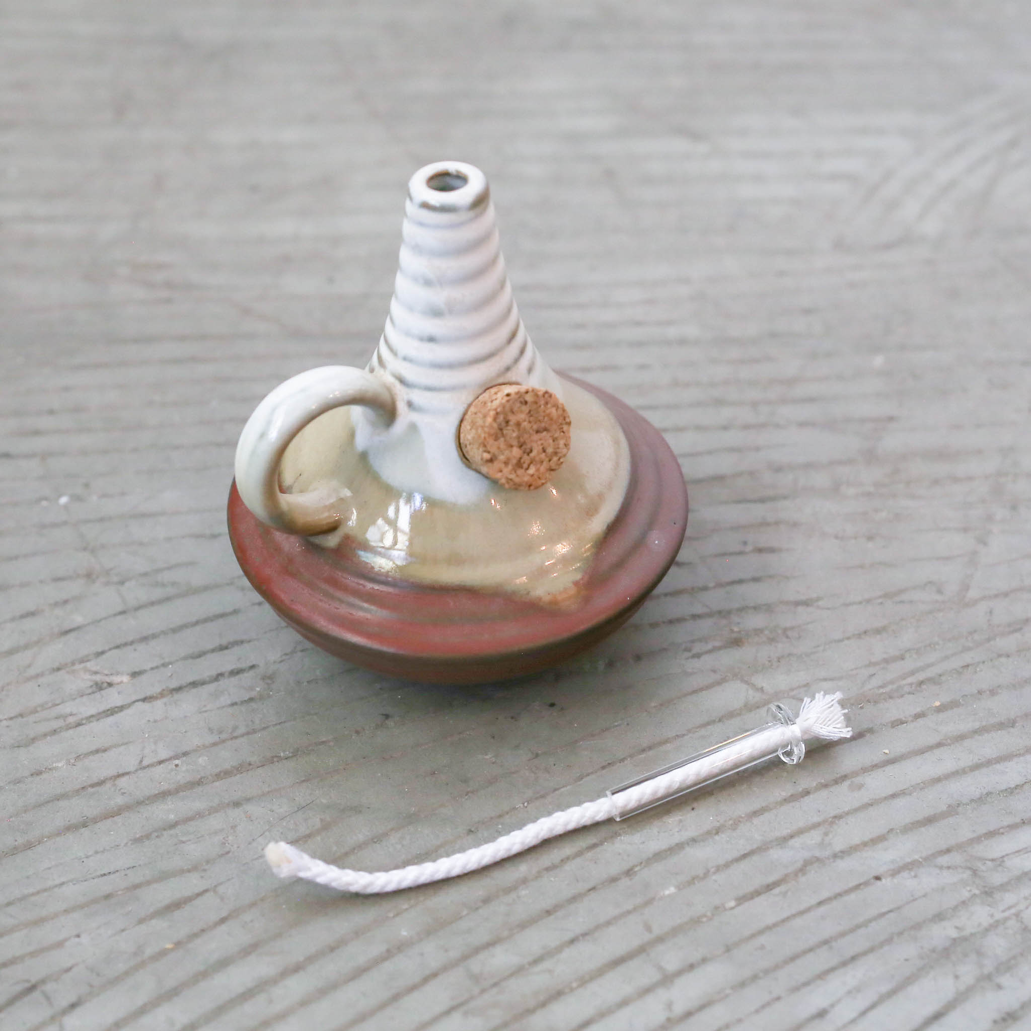 Triangular Oil Lamp / セラミックオイルランプ