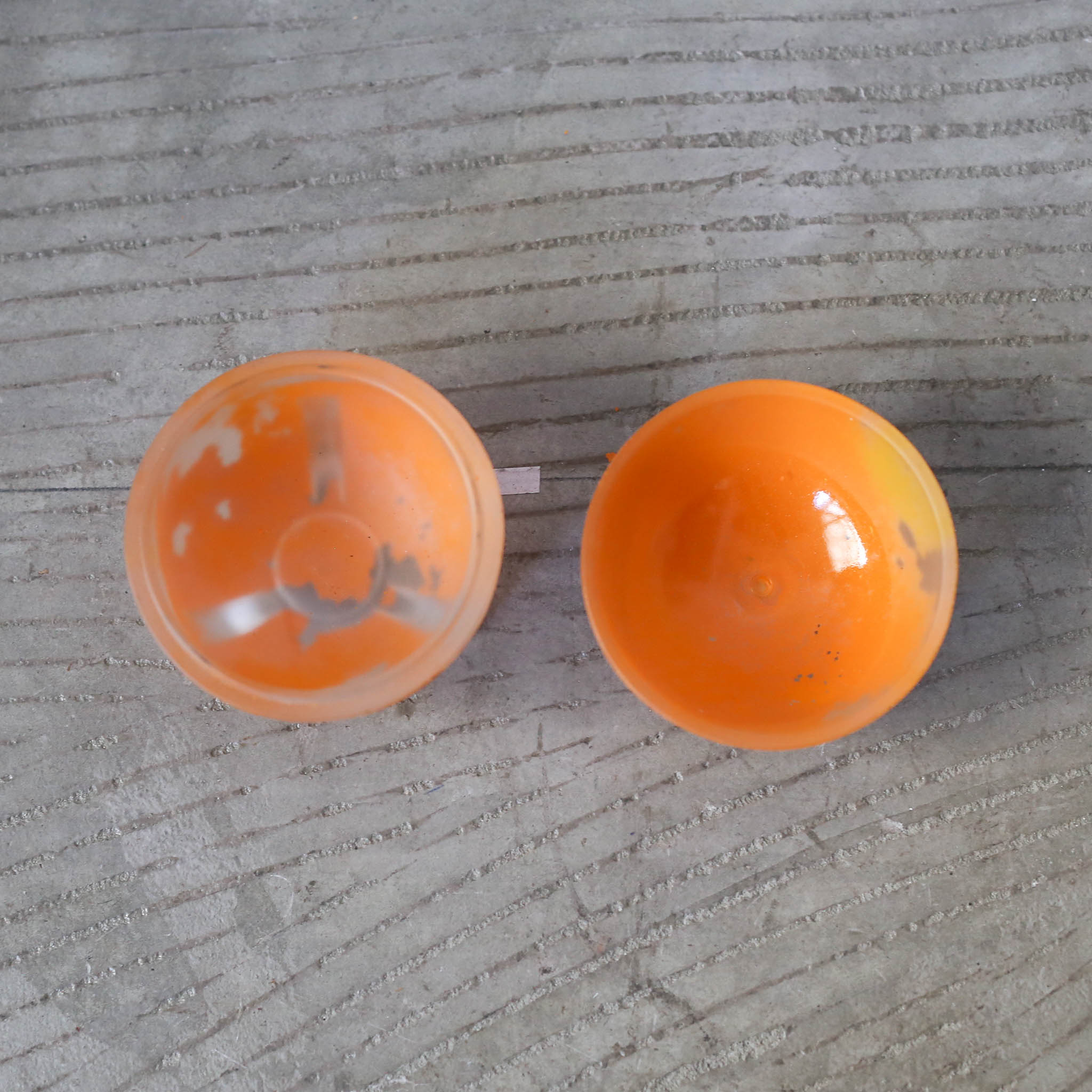 Glass Orange Case / ガラスのオレンジ入れ物