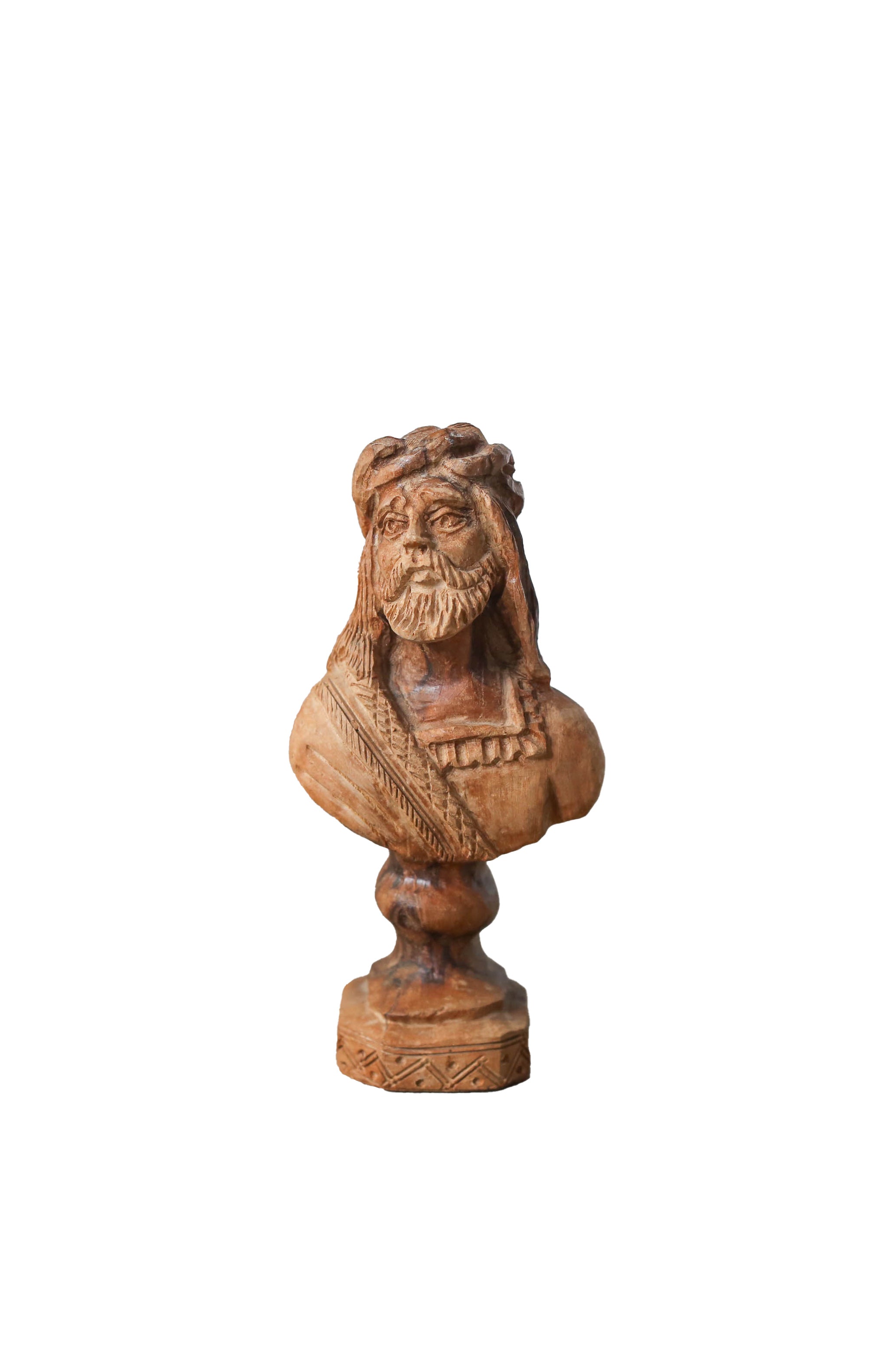 Carved Wooden Bust / 木彫りの胸像