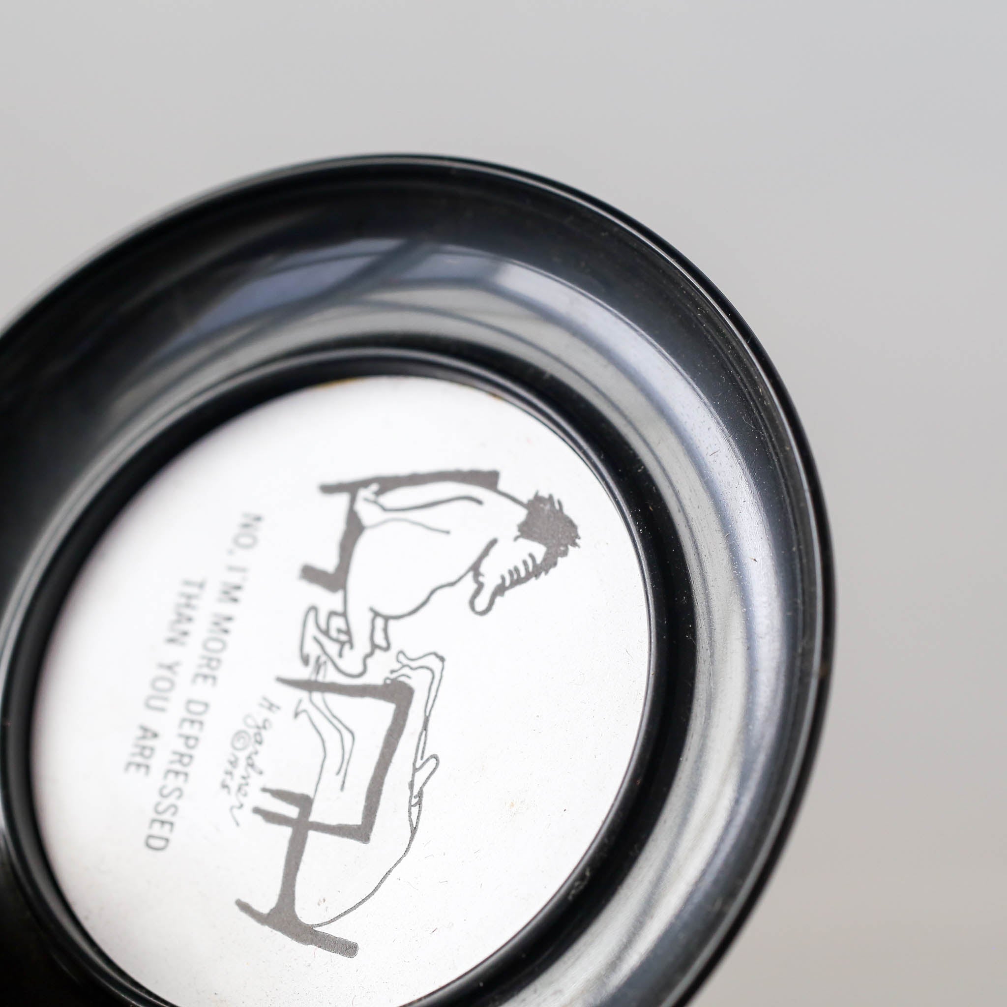 50's  Herb Gardner The Nebbishes Comic plastic small plate/ The Nebbishesのイラスト入り小皿