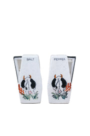 Cow painting S & P / 陶器牛のペイントのS＆P
