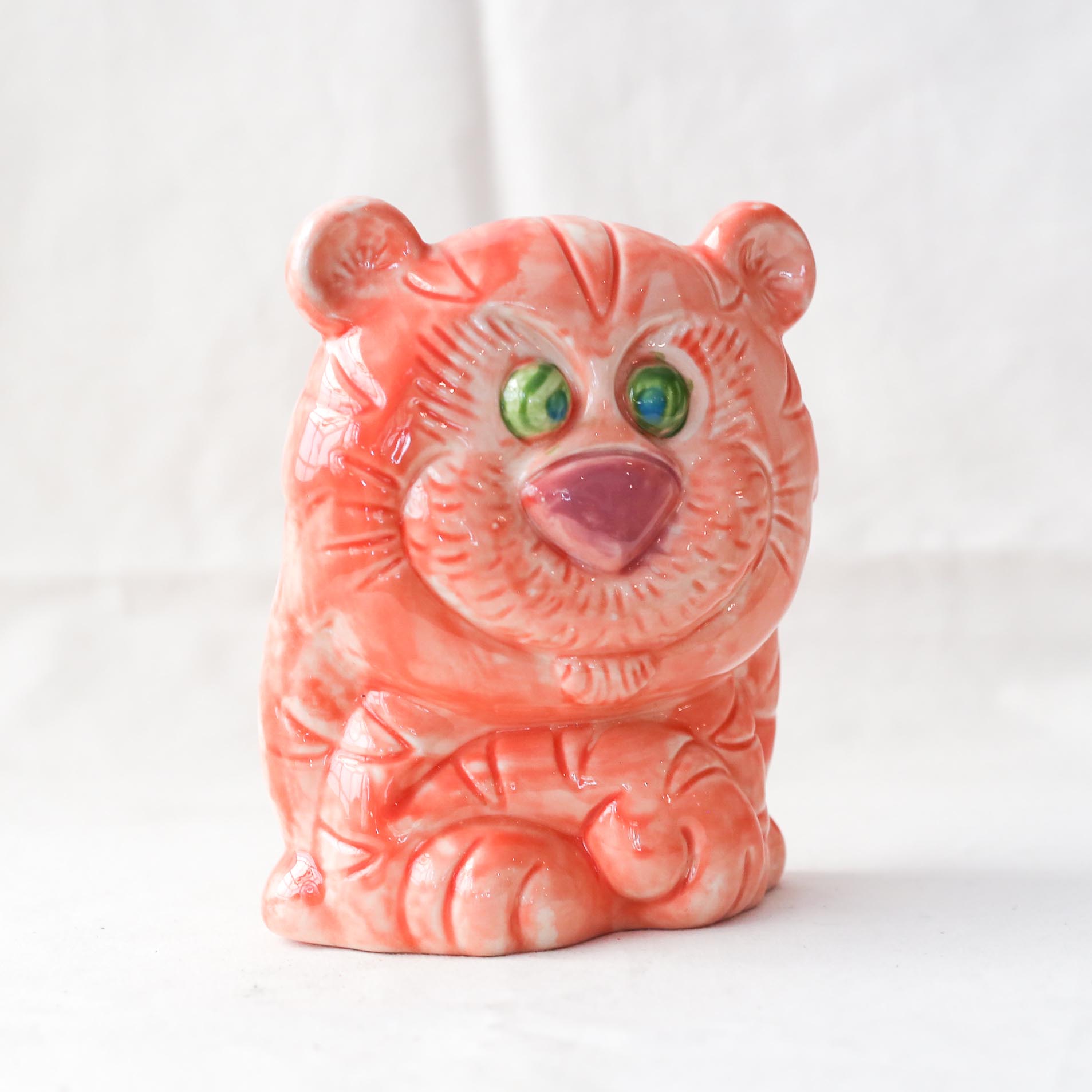 Ceramic Pink Tiger / セラミックのトラ