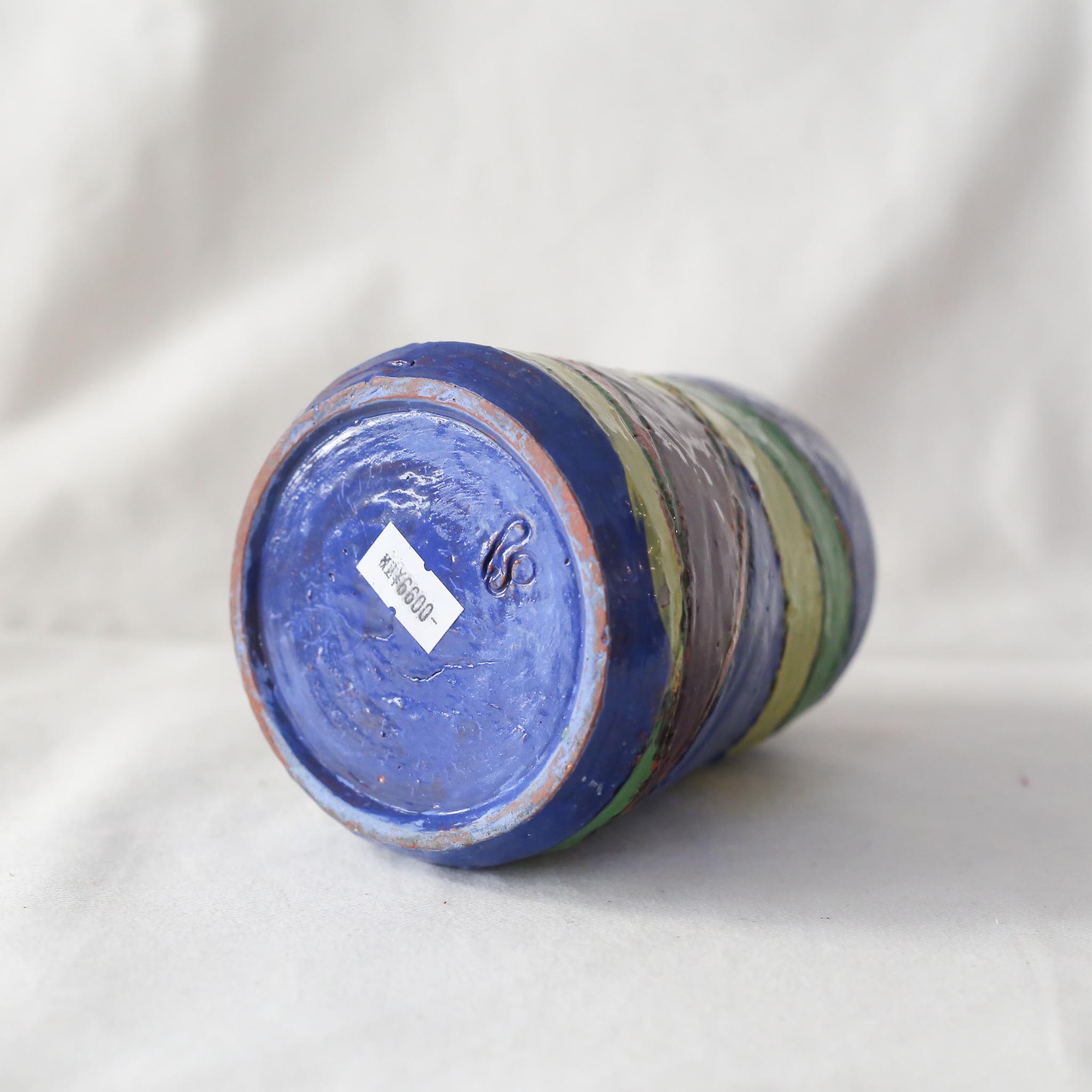 Ceramic Blue Vase / セラミック青い花器