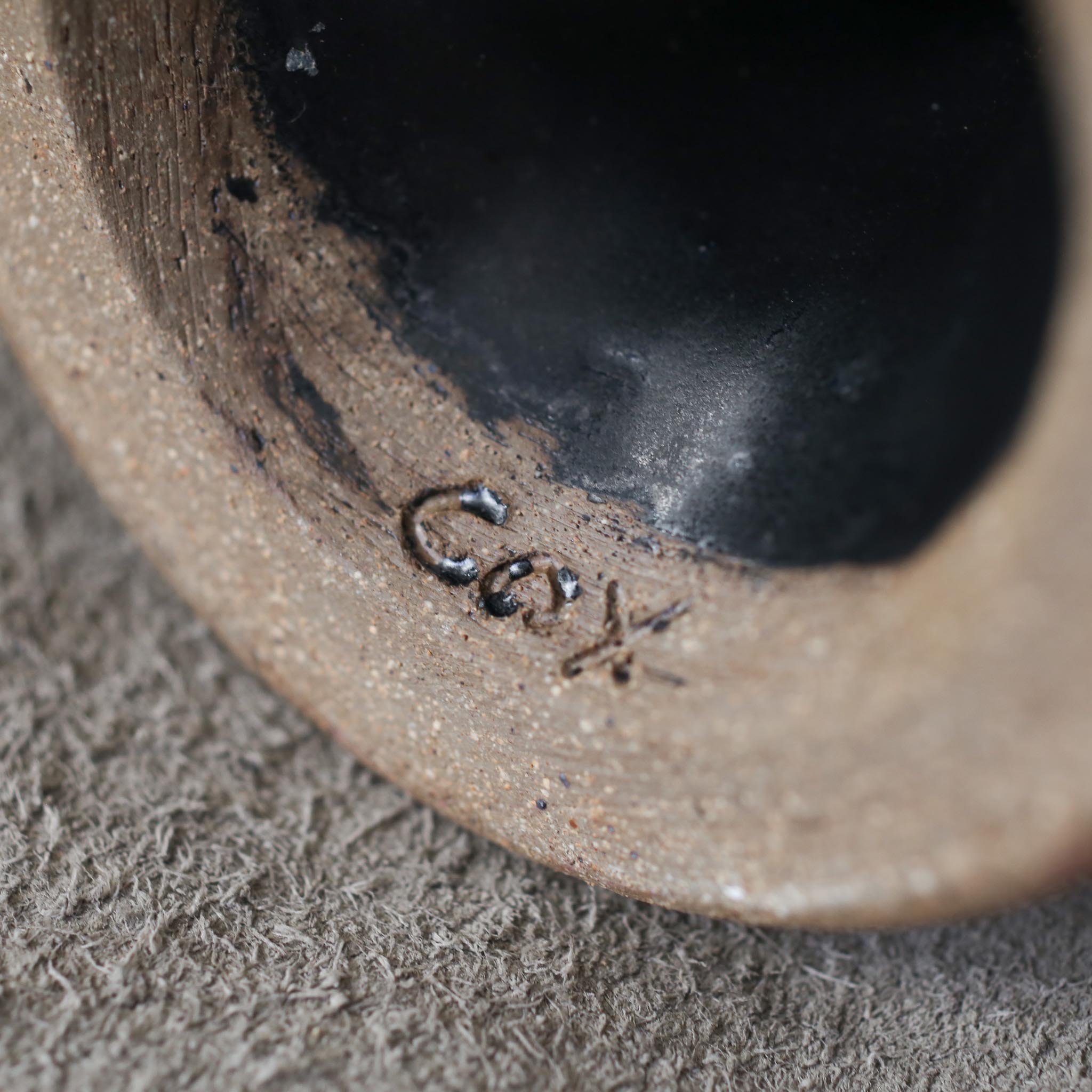 Ceramic Blue Candle Holder / セラミックの燭台