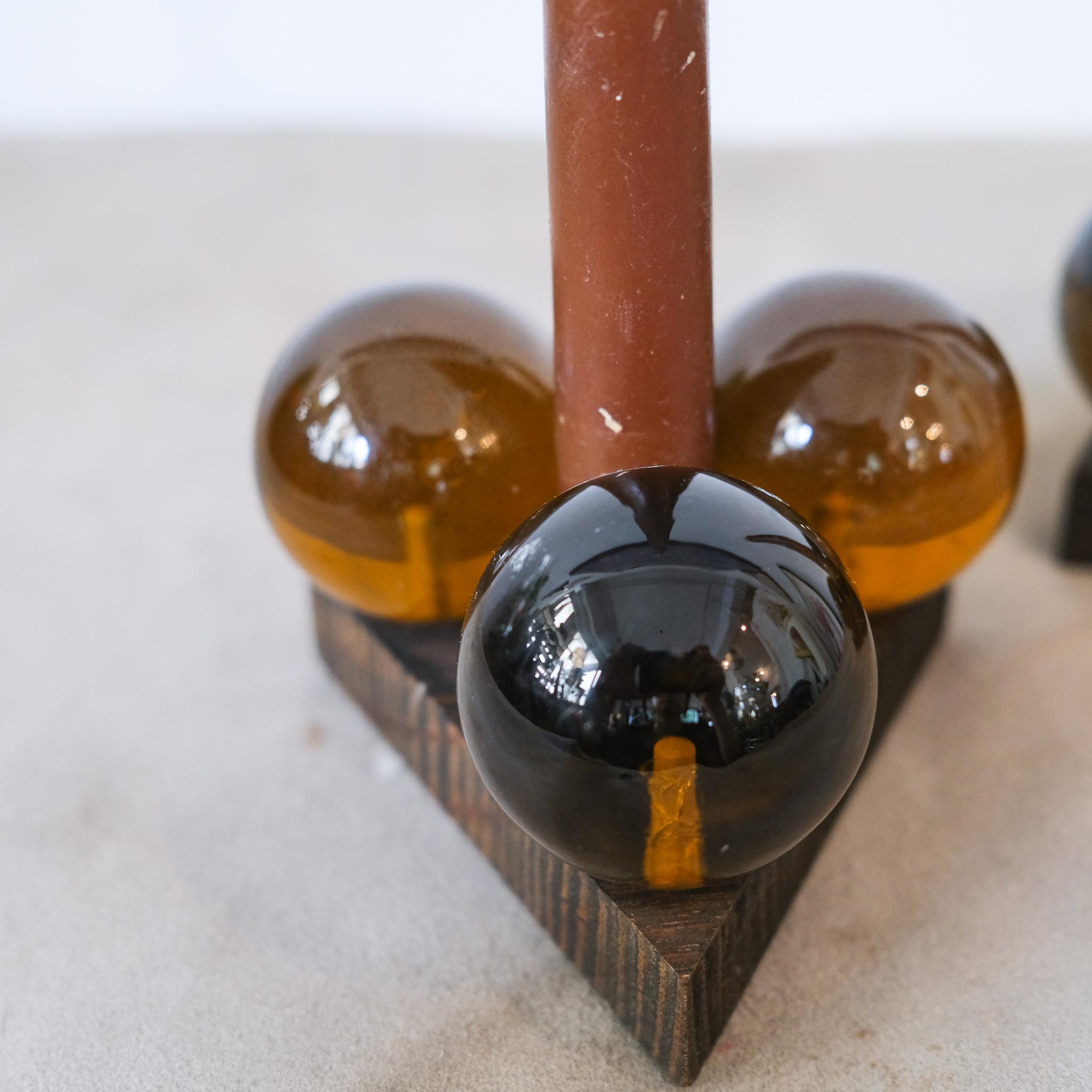 Acrylic Ball Candelabra / アクリルボール装飾のキャンドル