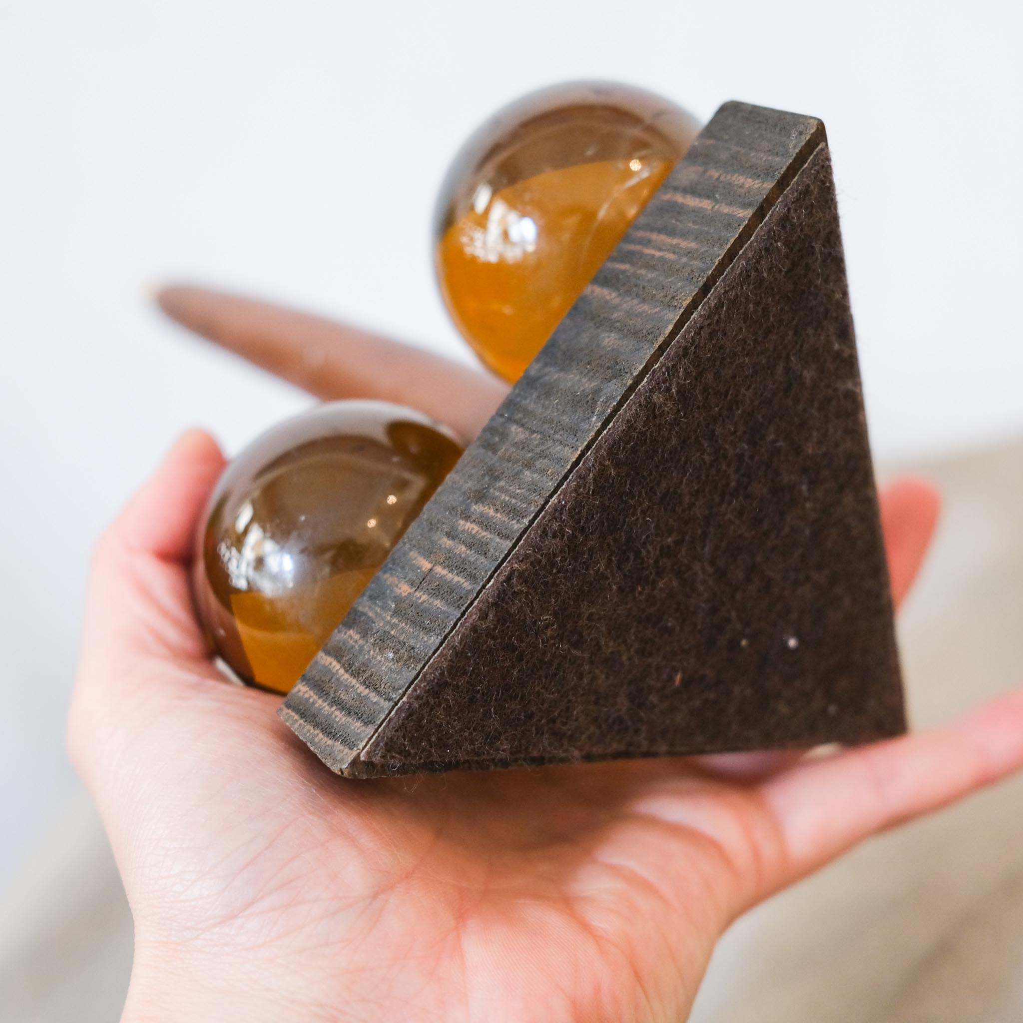 Acrylic Ball Candelabra / アクリルボール装飾のキャンドル