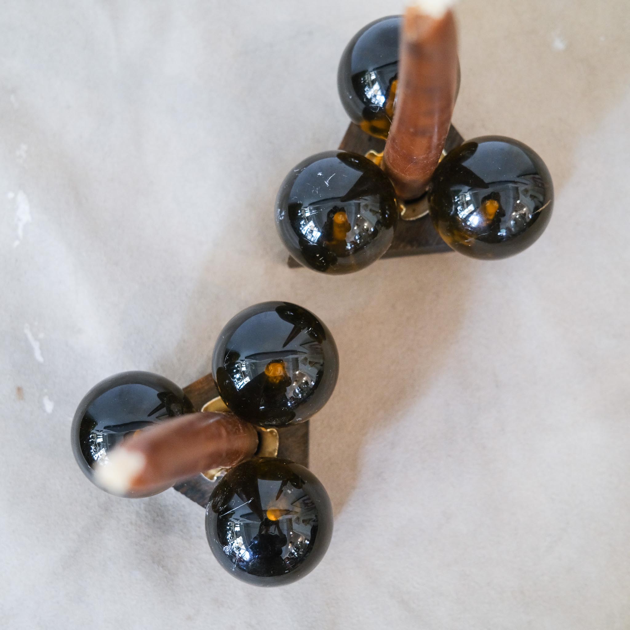 Acrylic Ball Candelabra / アクリルボール装飾のキャンドル