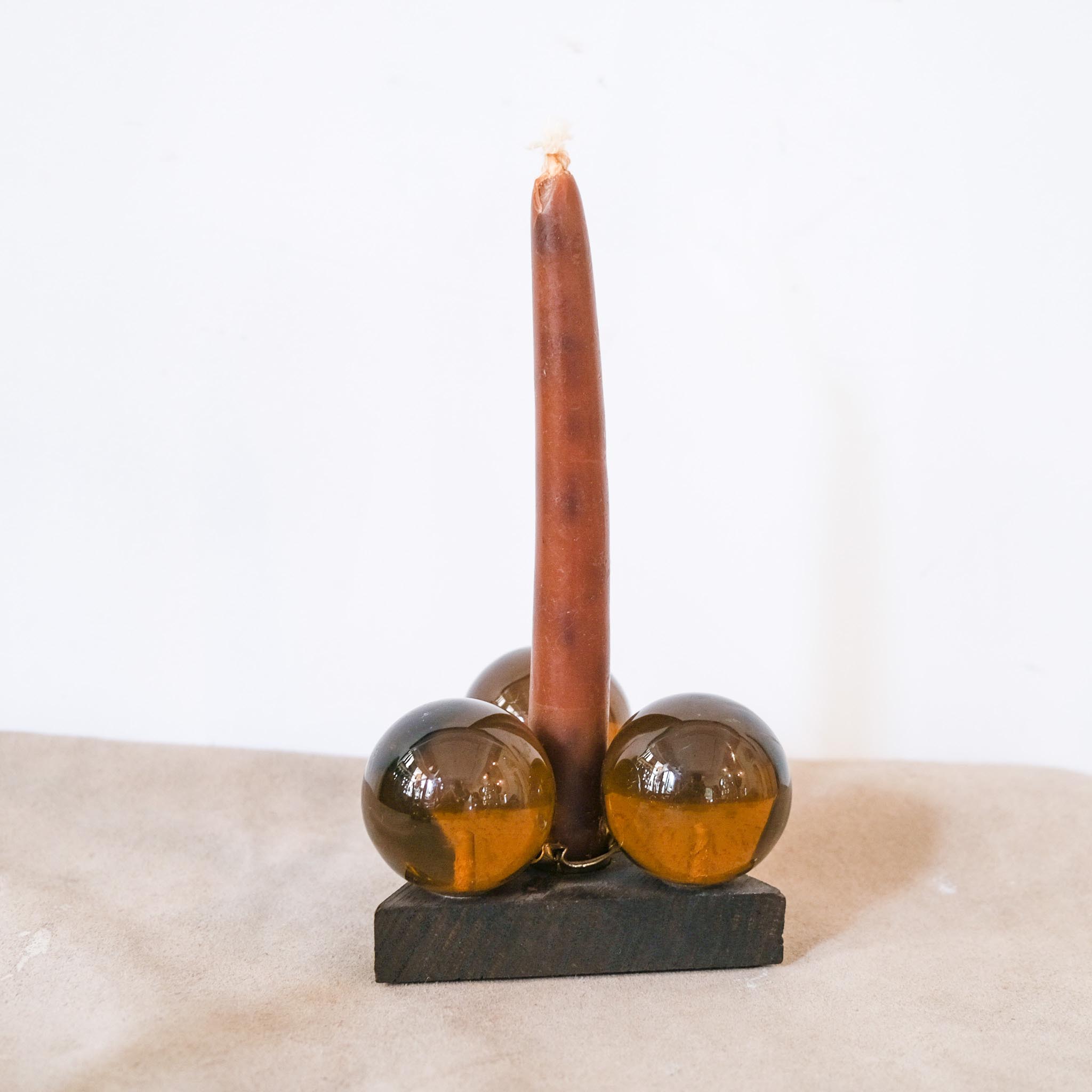 Acrylic Ball Candelabra / アクリルボール装飾のキャンドル