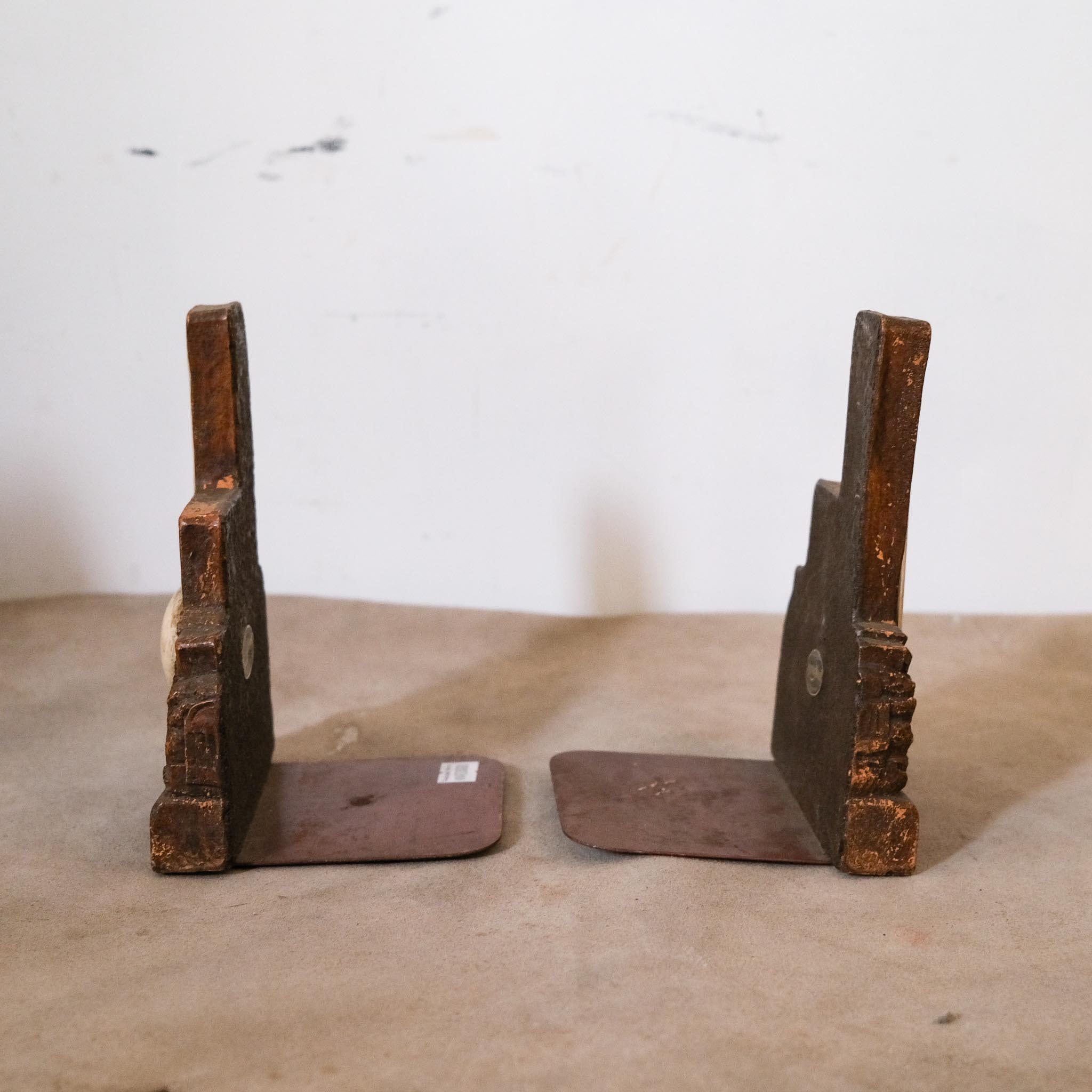 1939 NY world's fair Trylon and Perisphere Bookend /1939ニューヨーク万博ブックエンド