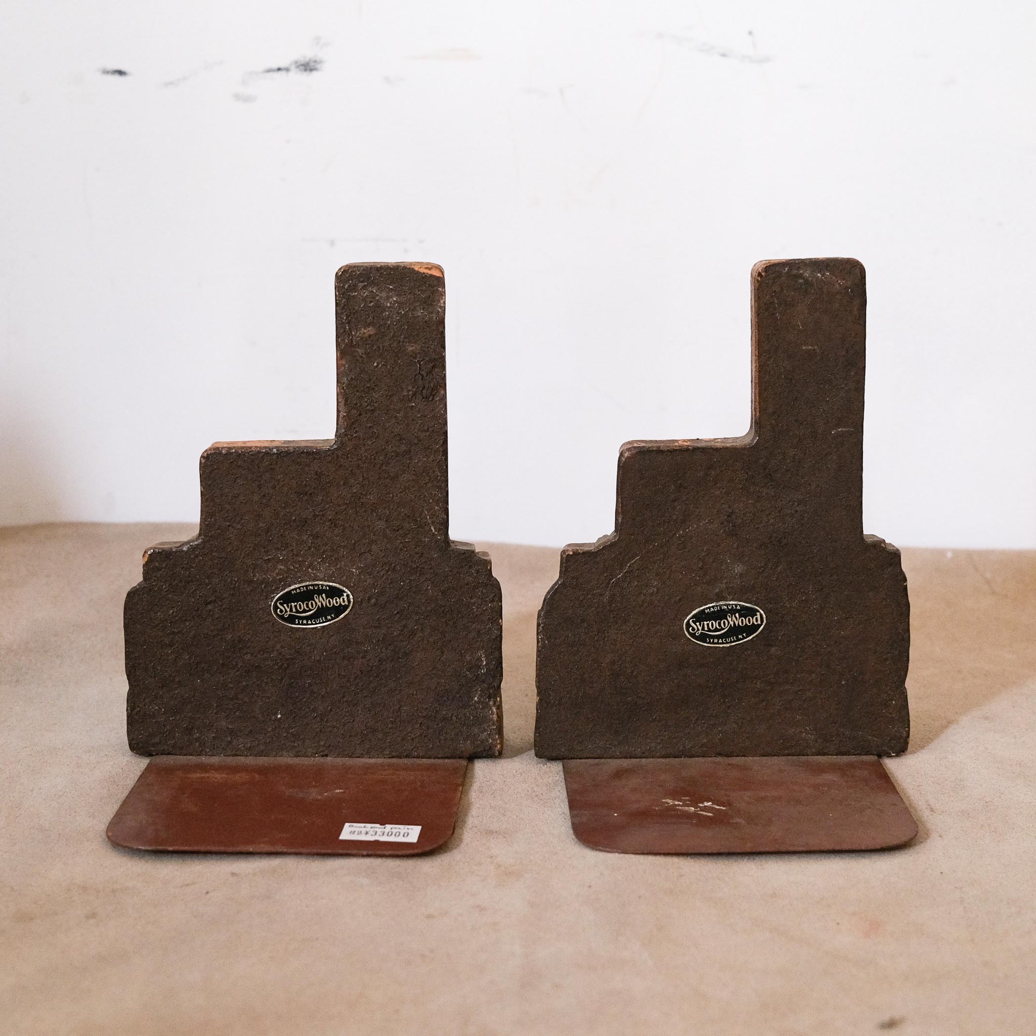 1939 NY world's fair Trylon and Perisphere Bookend /1939ニューヨーク万博ブックエンド