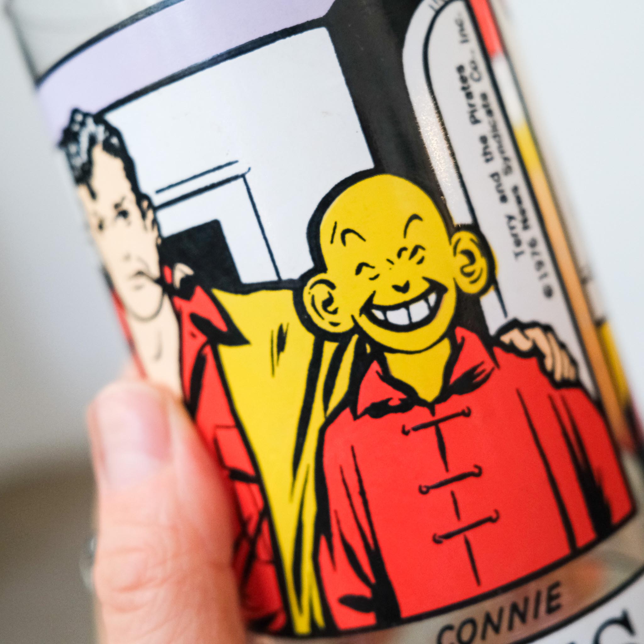 Sunday Funny Glass Tumbler 1976 / イラストガラスタンブラー