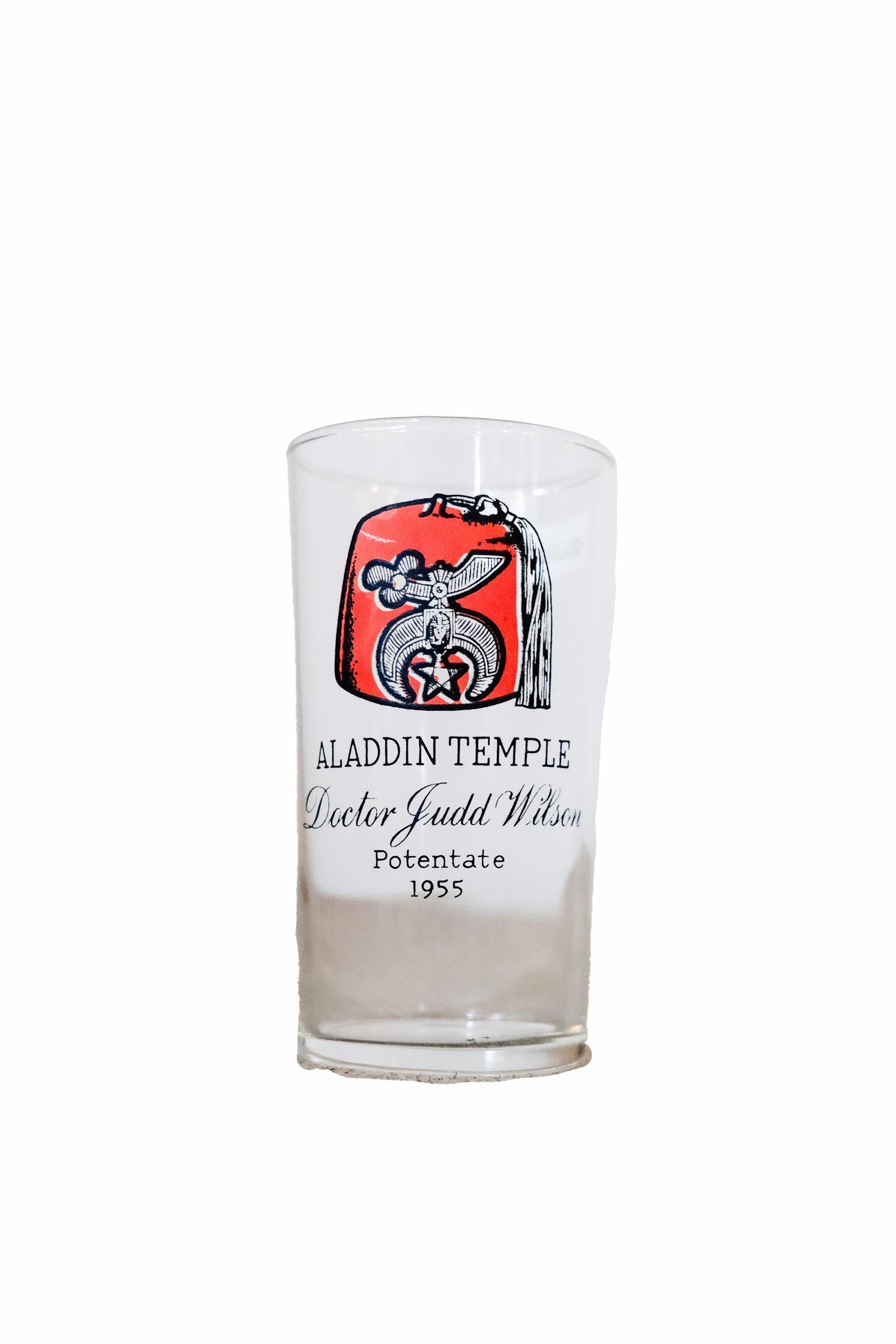 Shriners Temple Commemorative Glass 1955 / シュライナーメモリアルタンブラー1955