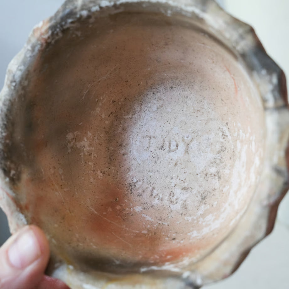 Marble Pottery Bowl / マーブル模様の陶器