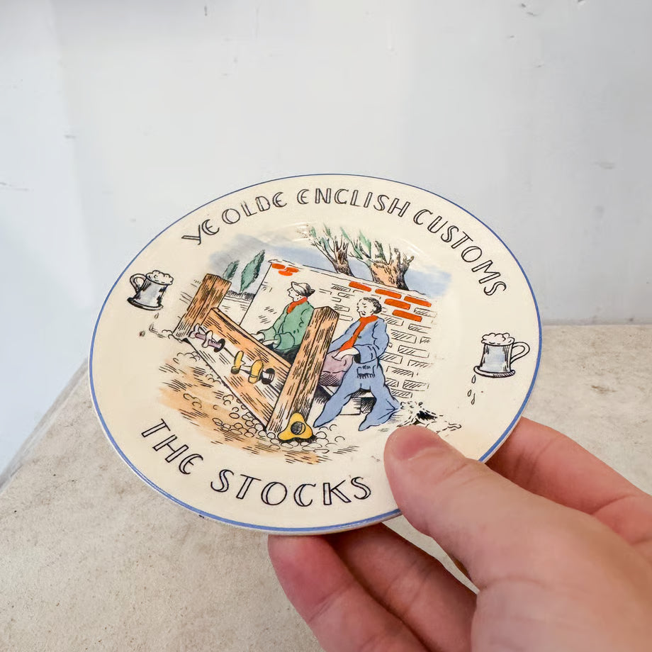 ENGLAND Painted Plates / イングランドプリント絵皿