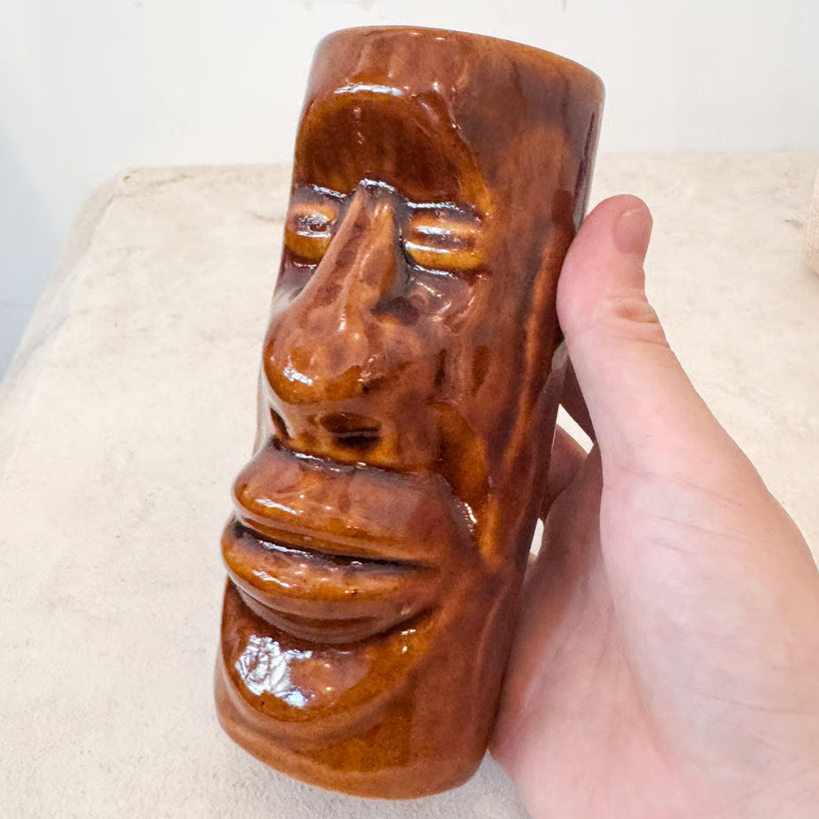 Face Pottery Vase / 顔の花瓶