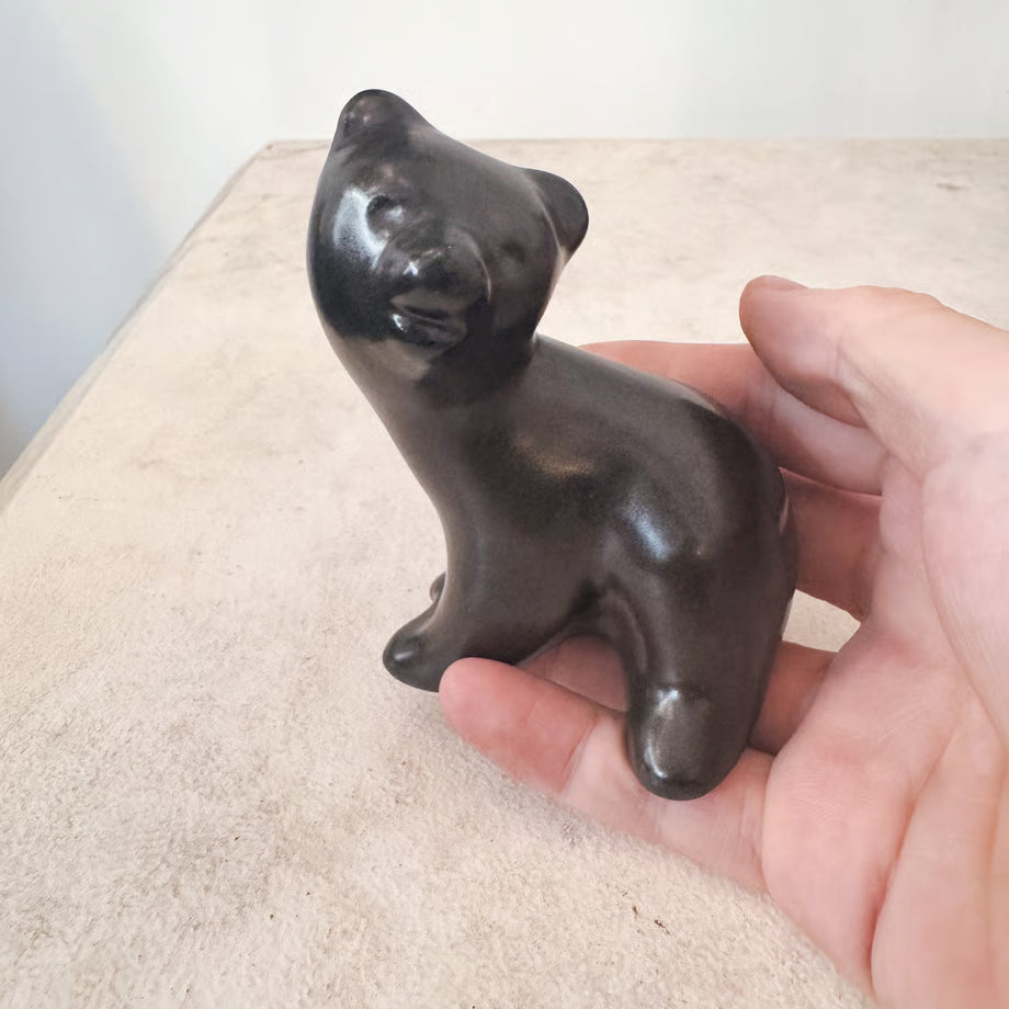 Pottery Bear Object / 陶器クマのオブジェ