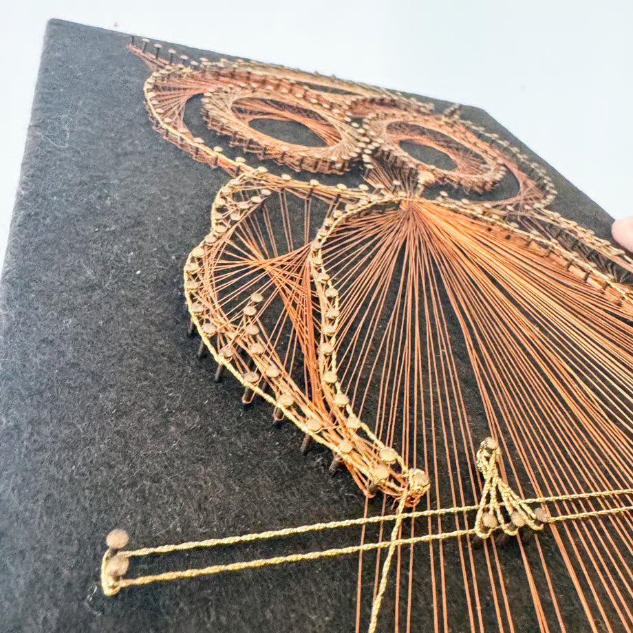 Owl String Art / ストリングスアートのフクロウ
