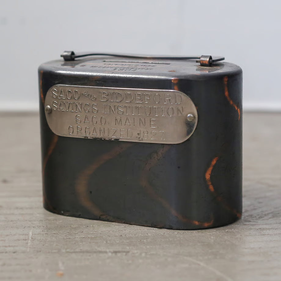 Japanned finish coin receptacle / ジャパンフィニッシュ 貯金箱