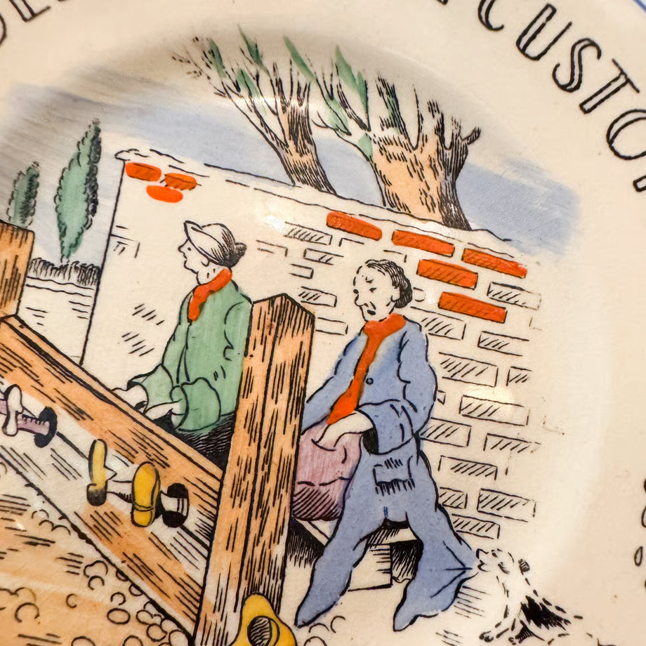 ENGLAND Painted Plates / イングランドプリント絵皿