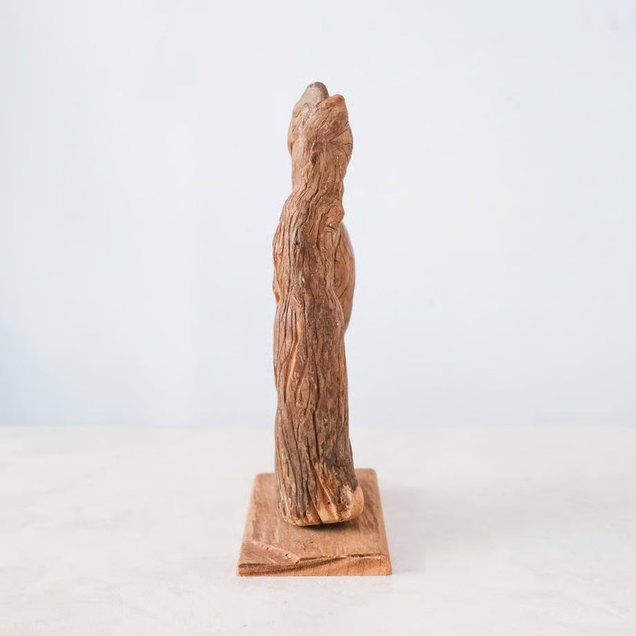 Wood Spirit Sculpture / 木の精霊のオブジェ