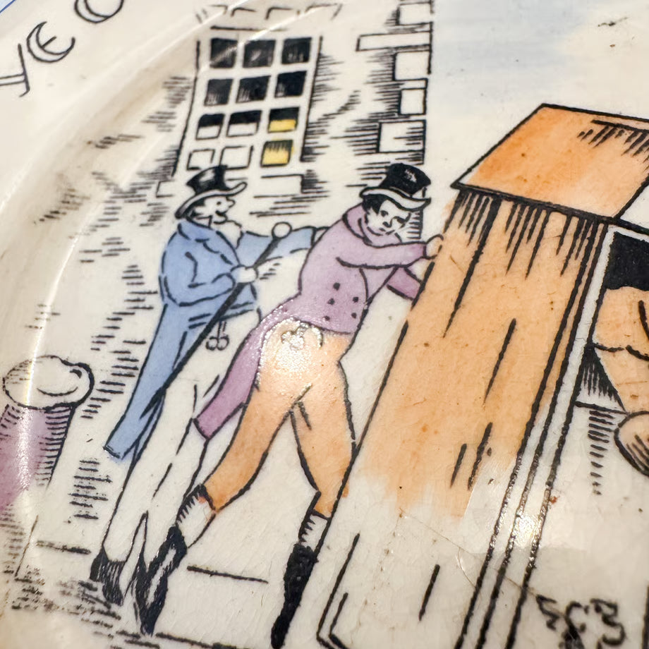 ENGLAND Painted Plates / イングランドプリント絵皿