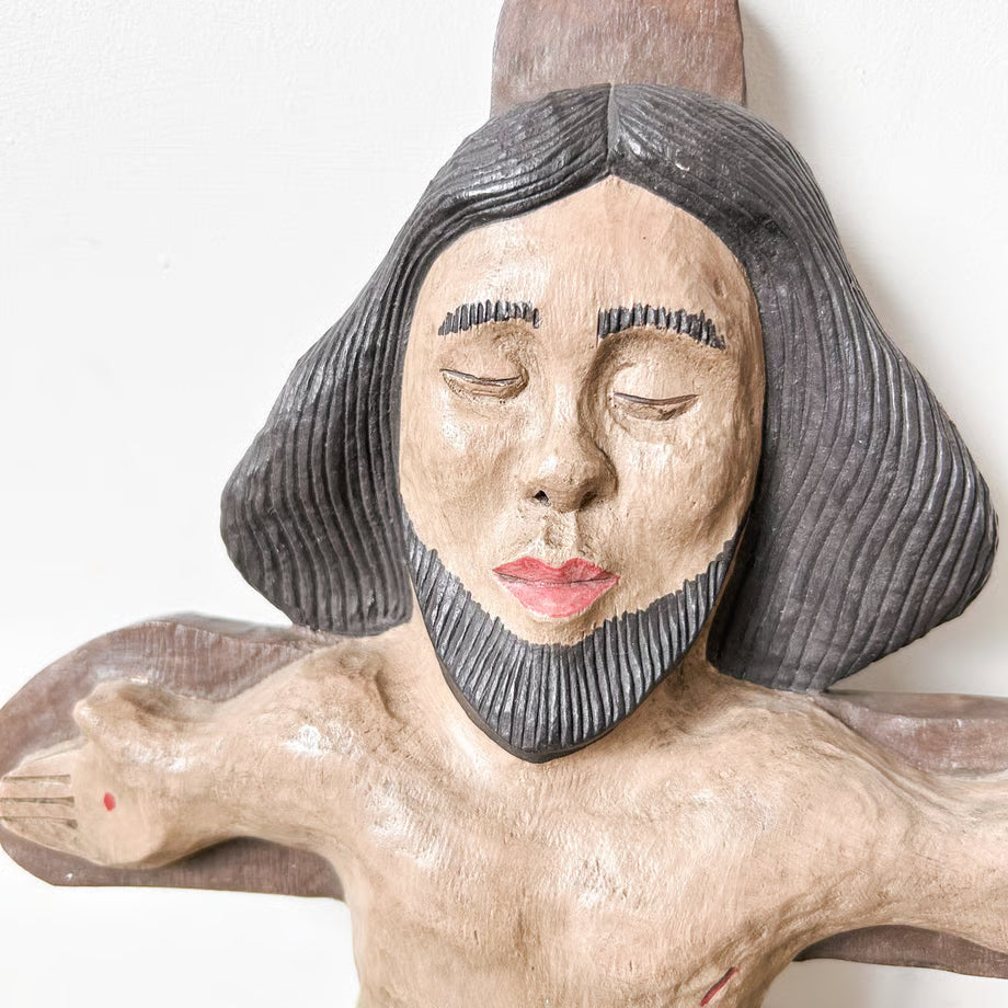 Wood Carving Christ / 木彫りのキリスト