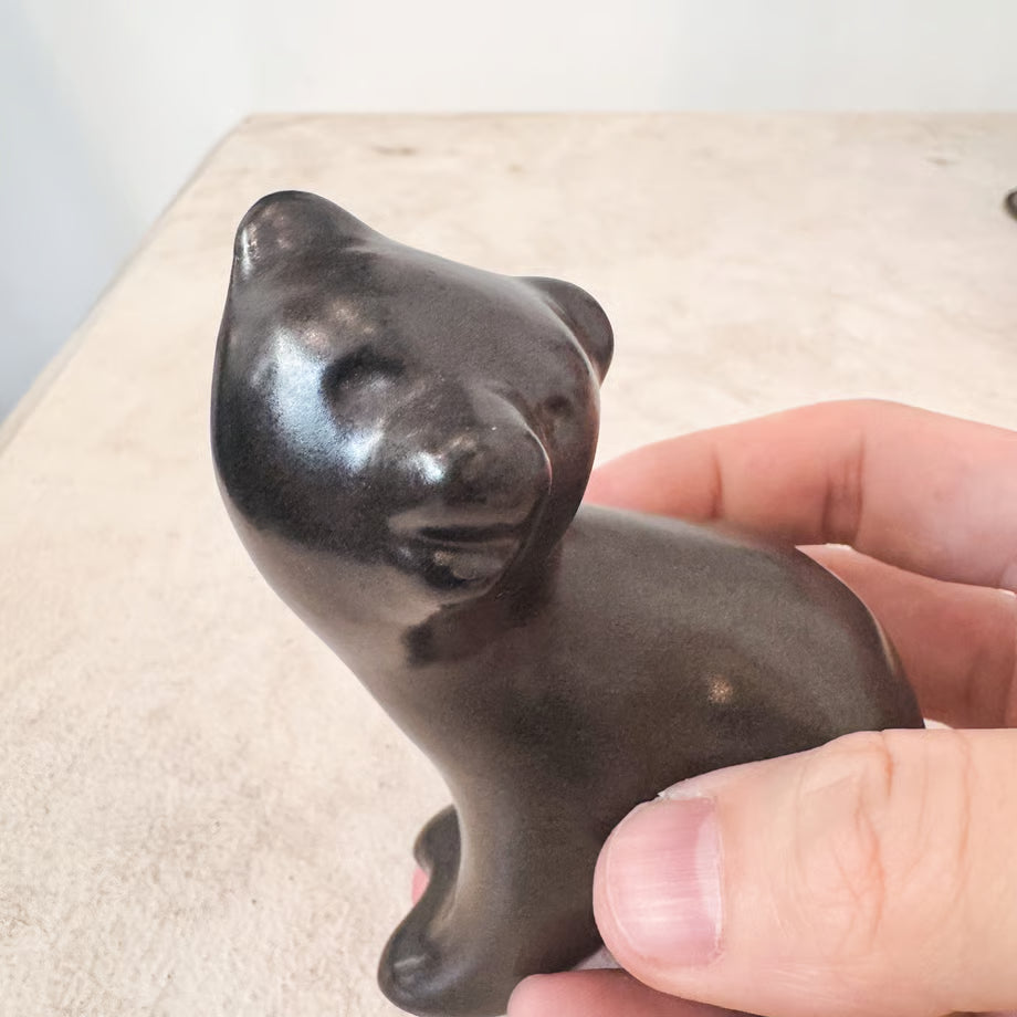 Pottery Bear Object / 陶器クマのオブジェ