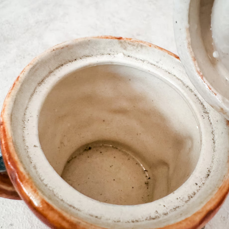 pottery Face Mug / 陶器製顔のマグ