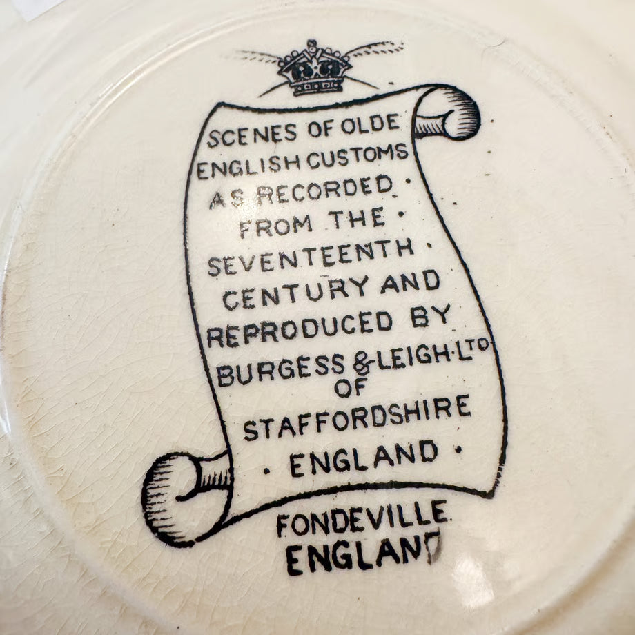 ENGLAND Painted Plates / イングランドプリント絵皿