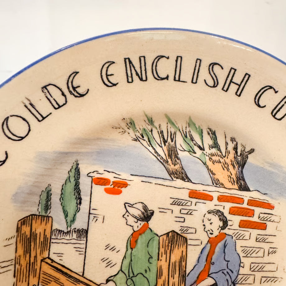 ENGLAND Painted Plates / イングランドプリント絵皿