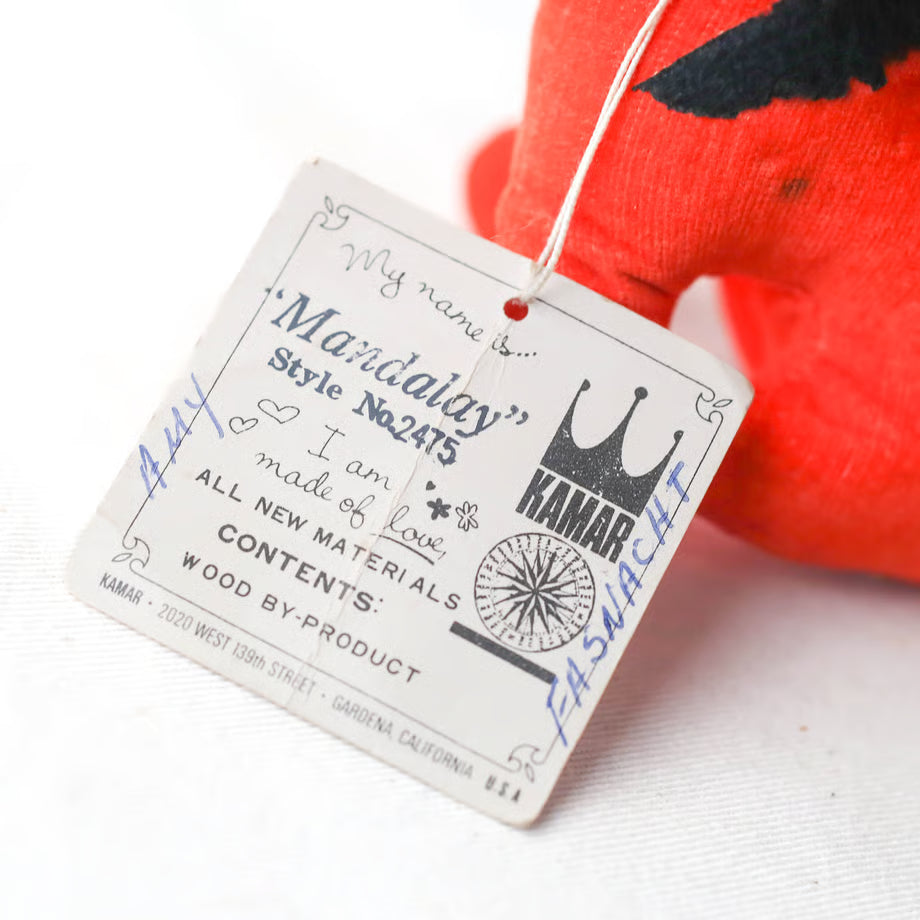 Stuffed Red Tiger / 赤いトラのぬいぐるみ