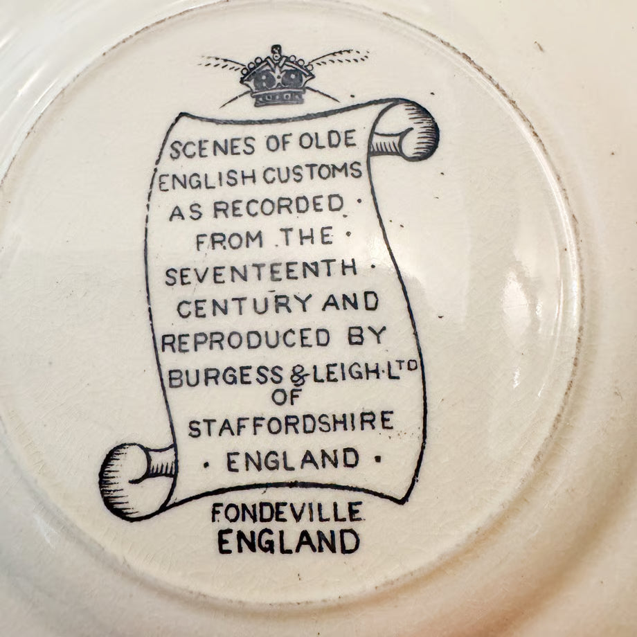 ENGLAND Painted Plates / イングランドプリント絵皿