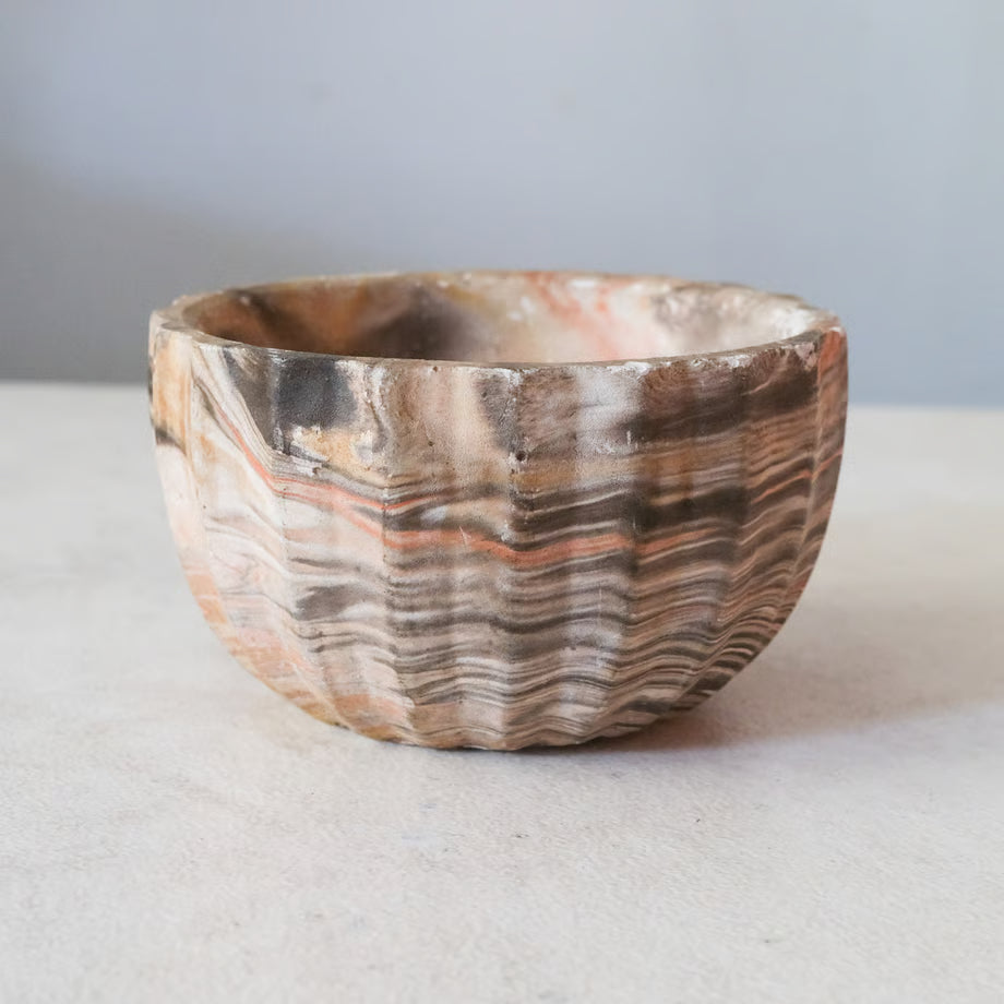 Marble Pottery Bowl / マーブル模様の陶器