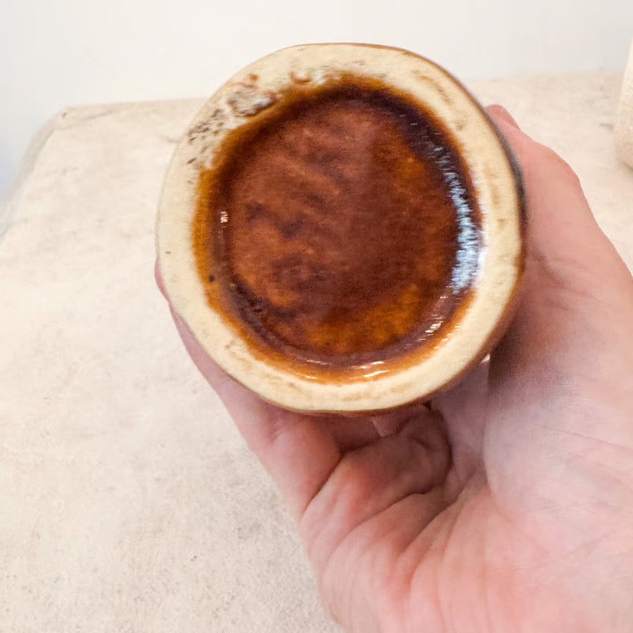 Face Pottery Vase / 顔の花瓶