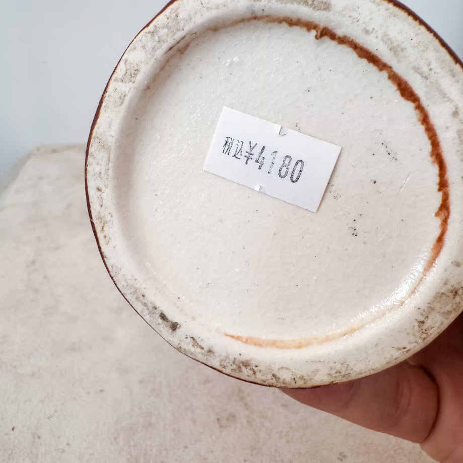 pottery Face Mug / 陶器製顔のマグ