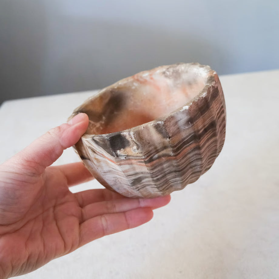 Marble Pottery Bowl / マーブル模様の陶器