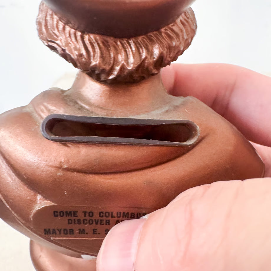 Columbus Bust Piggy Bank / コロンブスの胸像貯金箱