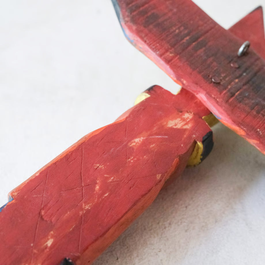 Hand Painted Wooden Totem Pole / ハンドペイント木製トーテムポール