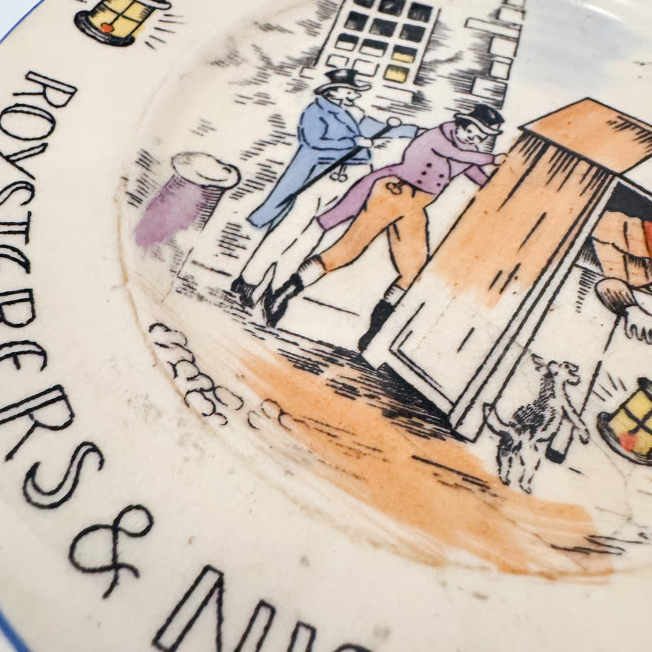 ENGLAND Painted Plates / イングランドプリント絵皿