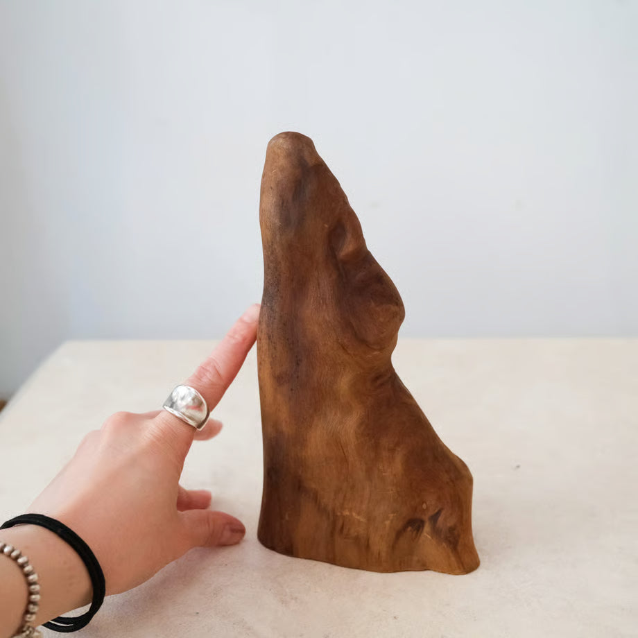 Natural Wood Abstract Sculpture / 天然木の抽象オブジェ
