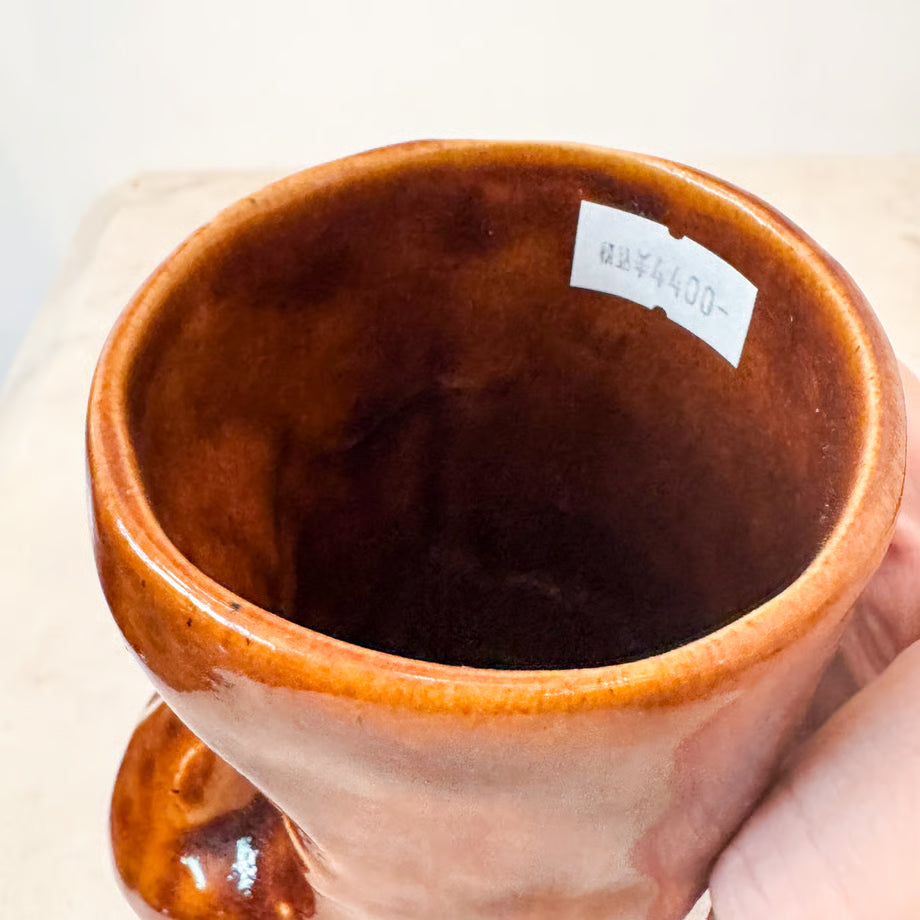 Face Pottery Vase / 顔の花瓶