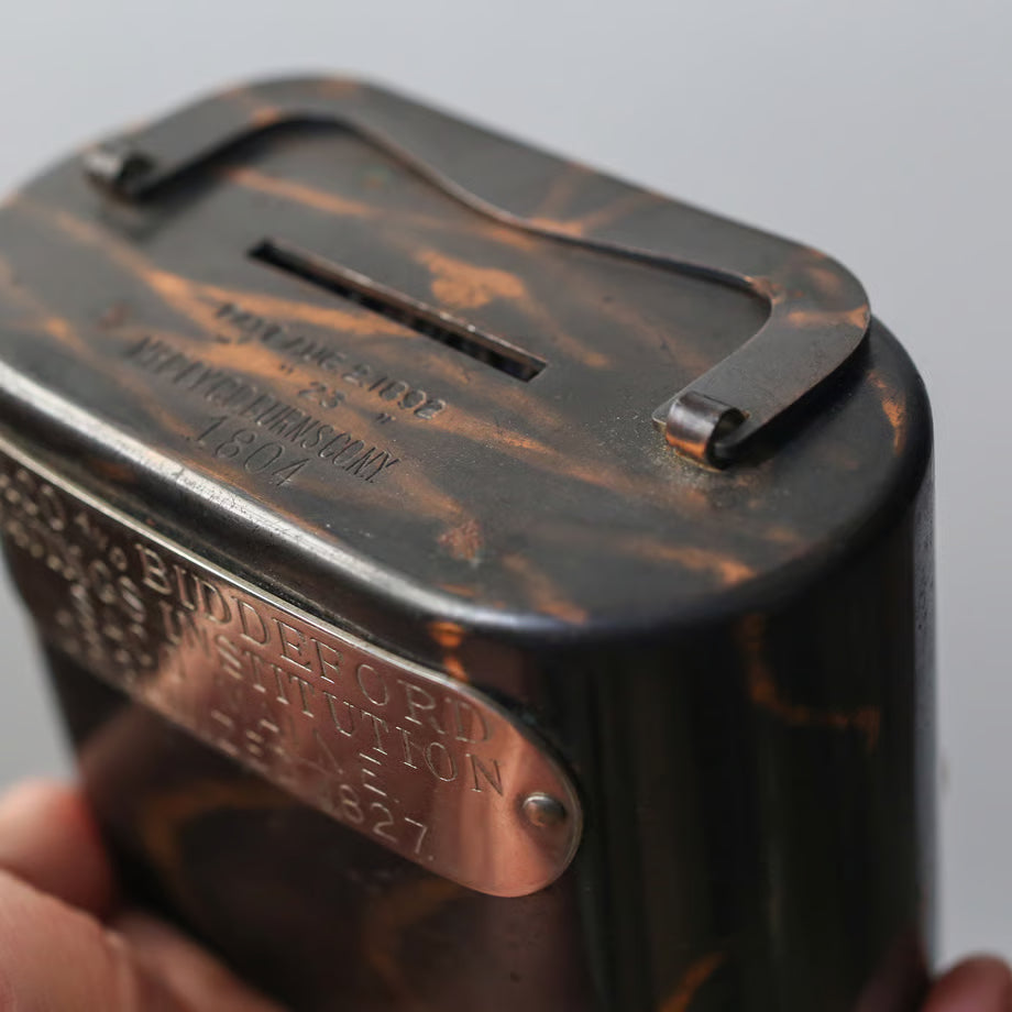 Japanned finish coin receptacle / ジャパンフィニッシュ 貯金箱