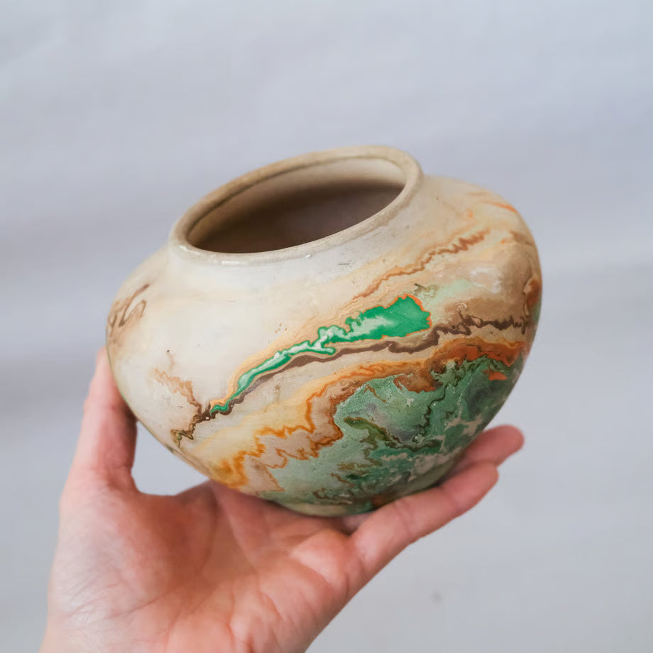 Nemadji Pottery Vase / ネマジ陶器花器