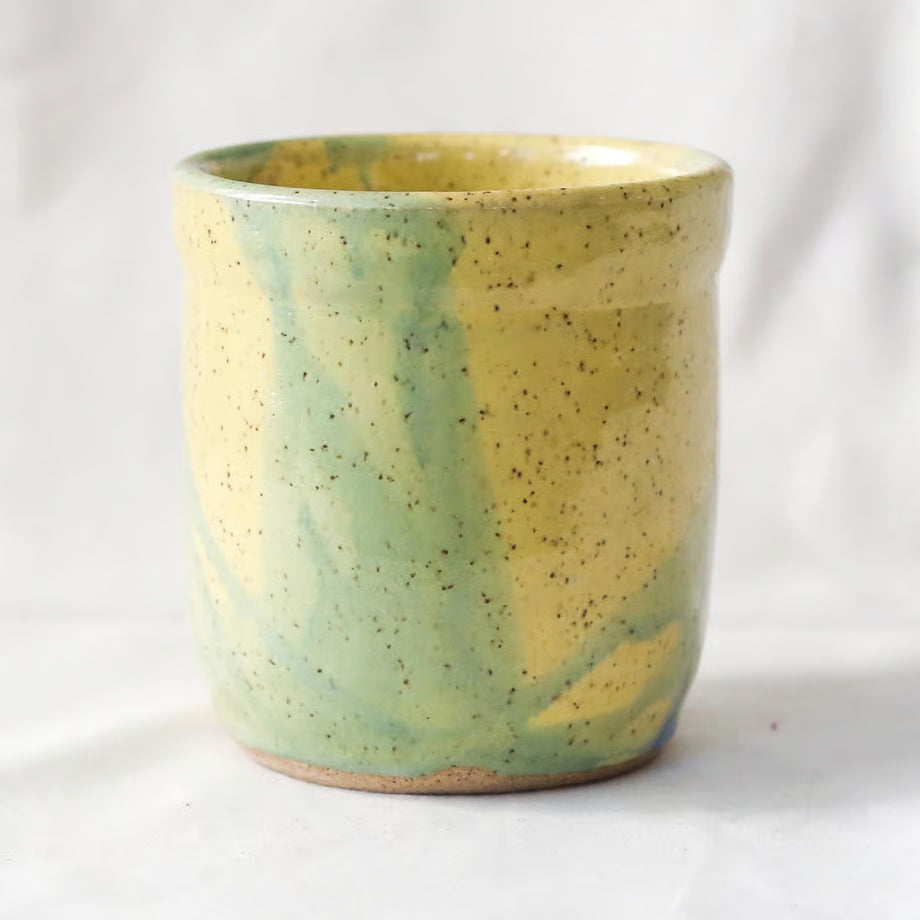 Ceramic Yellow Pot / セラミック製黄色のポット