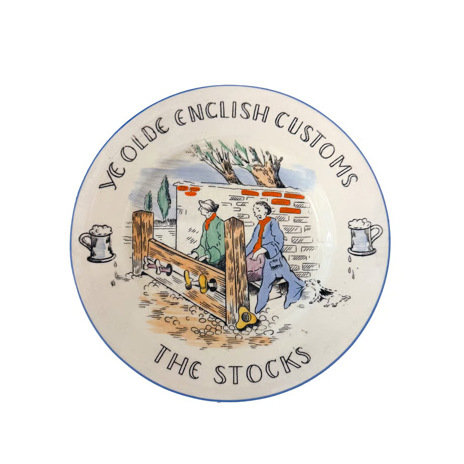 ENGLAND Painted Plates / イングランドプリント絵皿