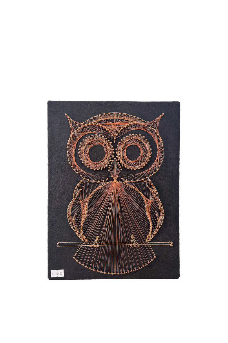Owl String Art / ストリングスアートのフクロウ